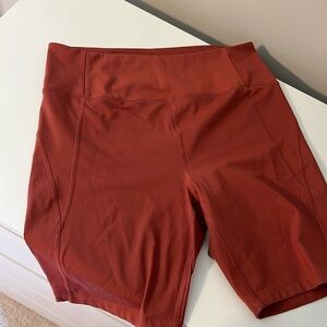 Girlfriend collective pink/salmon colored bike shorts women’s size XXL